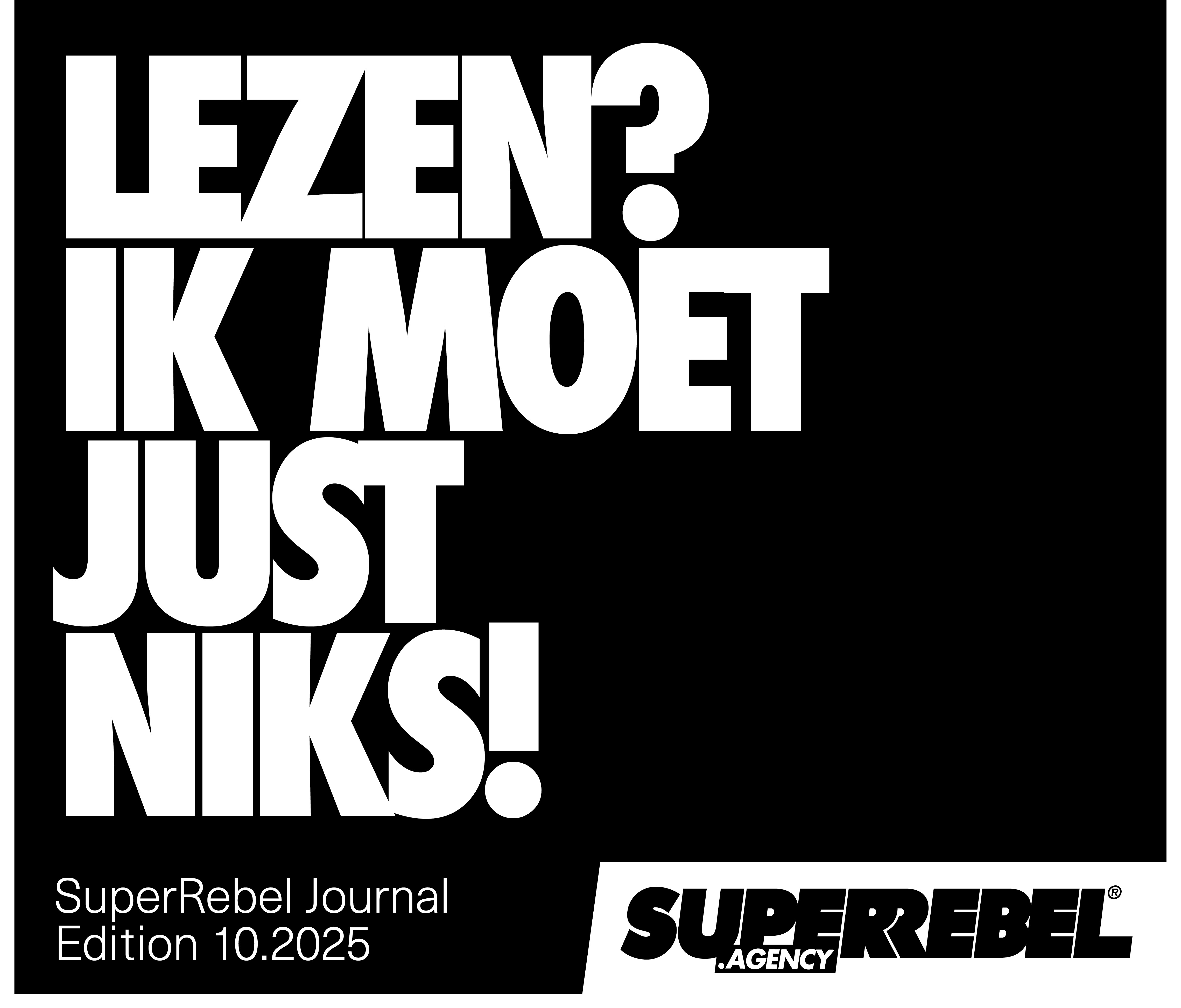 Tijd om te ondernemen.