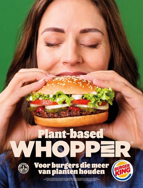 BURGER KING® INTRODUCEERT DE PLANT-BASED WHOPPER® IN NEDERLAND. 