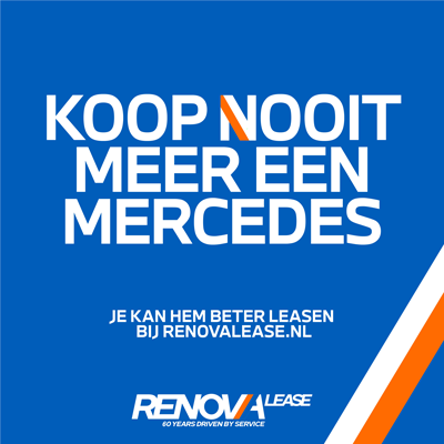 KOOP NOOIT MEER EEN MERCEDES. 