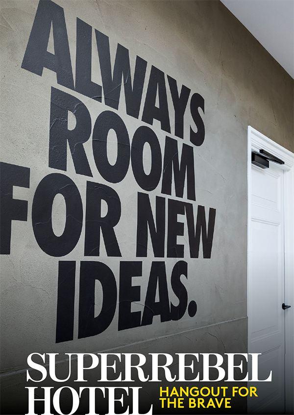 SUPERREBEL HOTEL BEZORGT ONS SLAPELOZE NACHTEN. 