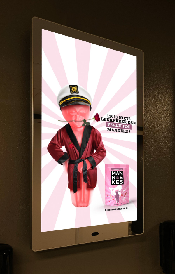 ECHTE MANNEKES KUNNEN DE POT OP. 