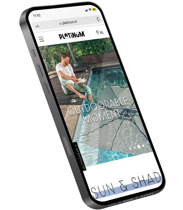 OOK DE NIEUWE PLATINUM WEBSITE IS OUTDOORABLE. 