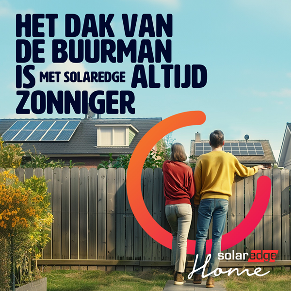 DE ZONNIGE KANT VAN SOLAREDGE. 