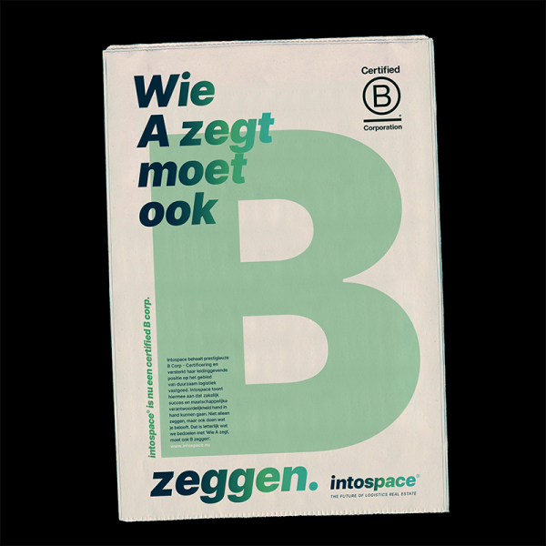 INTOSPACE: WIE A ZEGT MOET OOK B ZEGGEN. 