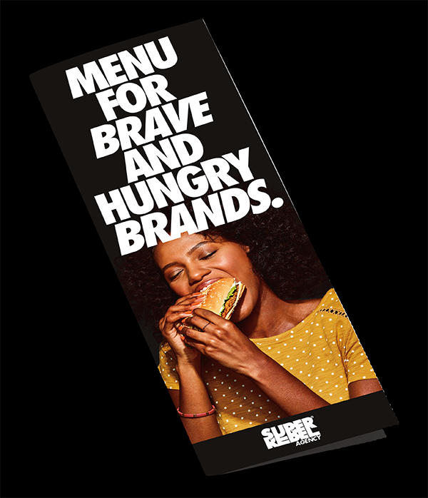 HET BESTE MENU VOOR HONGERIGE MERKEN. 