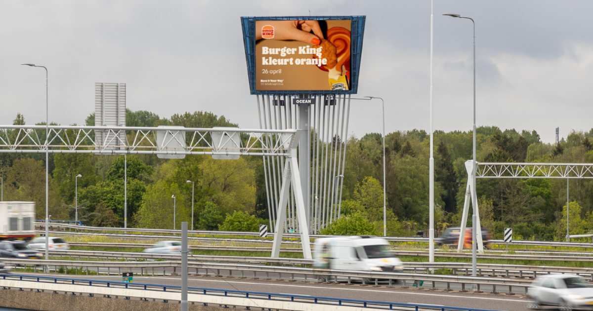 BURGER KING TURNS ORANGE.