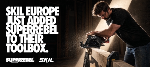 SKIL KIEST SUPERREBEL. AGENCY ALS CREATIEF BUREAU VOOR EUROPA. 